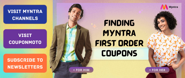 Myntra-First-Order-Coupons