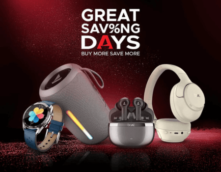 Boat Great Saving Days Sale: Get Up to 80% OFF + Additional 5% OFF on Prepaid Orders