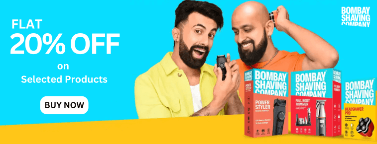 Bombay Shaving Company Coupon Code: Get Flat 20% OFF on Selected Products