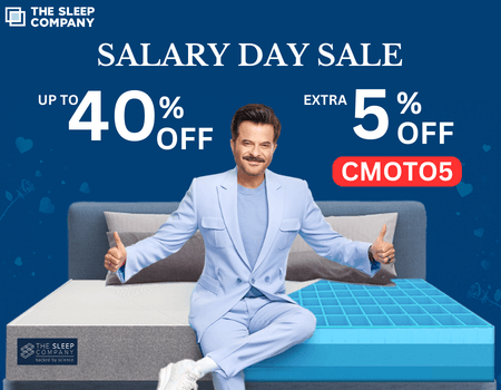 The Sleep Company Salary Day Sale: Get Up to 40% OFF + 5% OFF on Mattresses