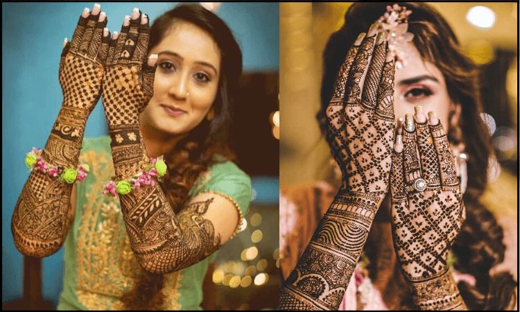 Bridal Full Hand Mehndi Designs for Wedding Day - K4 Fashion