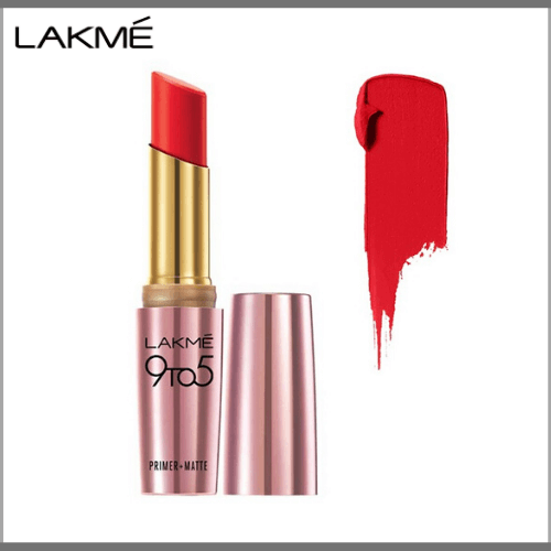 Lakme-9-to-5-Primer-Matte-Lip-Color–MR9-Red-Letter