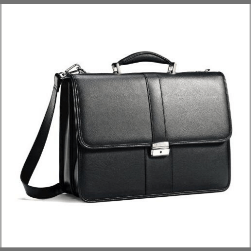 Samsonite-Leather-Flapover-Laptop-Bag