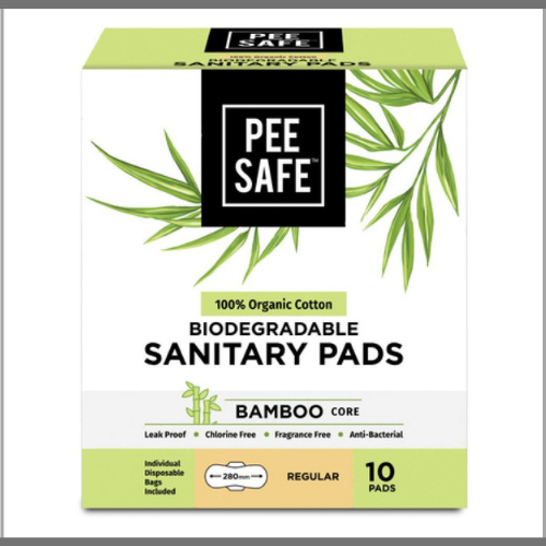 PeeSafe Organic Cotton, Biodegradable Sanitary Pads