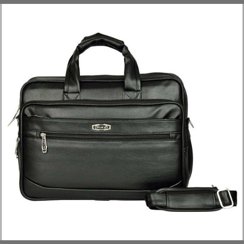 Zipline Leather Office Laptop Messenger Bag
