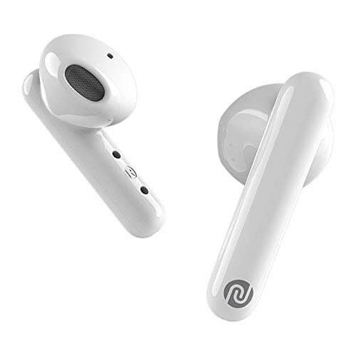 Noise Air Buds Truly Wireless Earbuds with Mic for Crystal Clear Calls, HD Sound, Smart Touch and 20 Hour Playtime - ICY White
