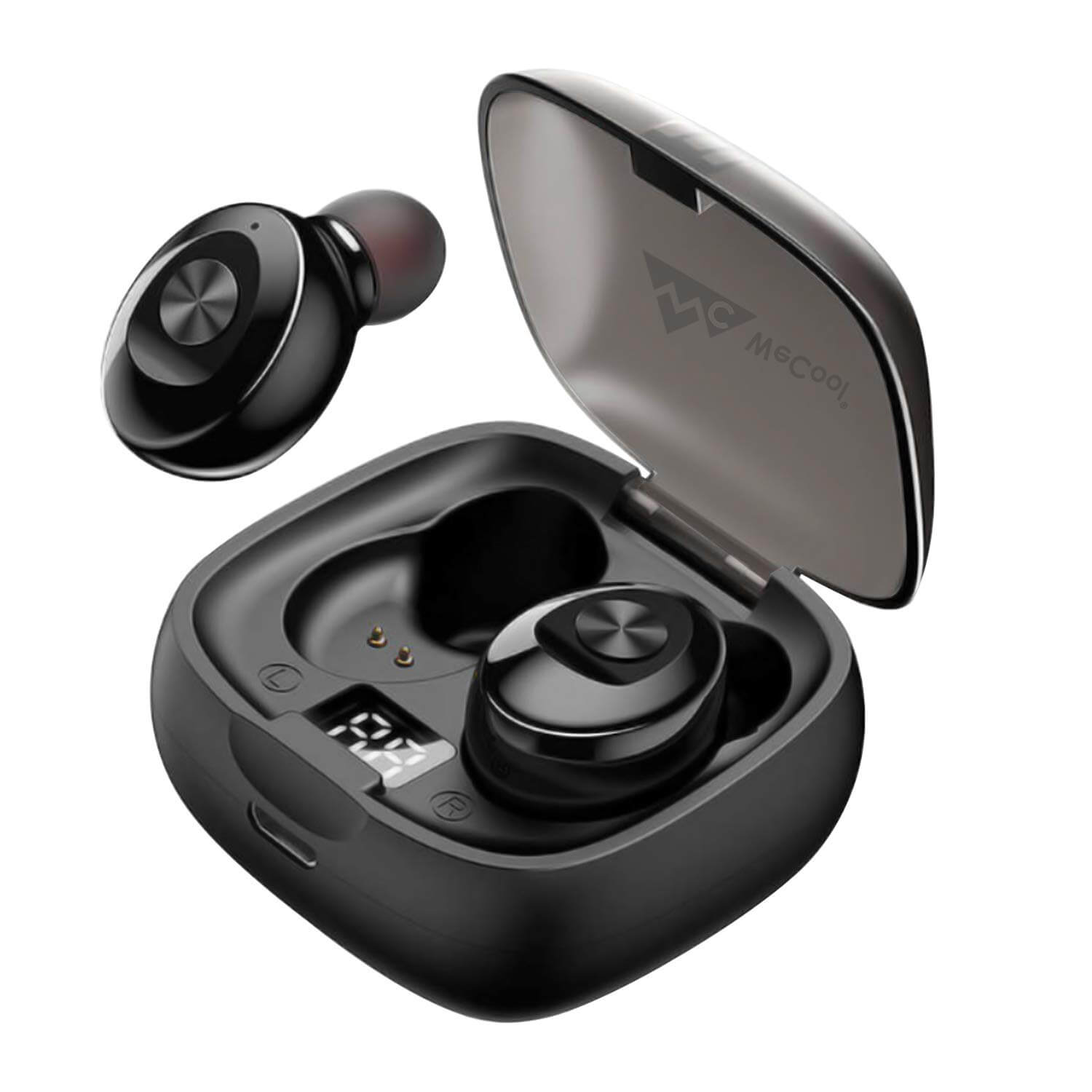 Wecool Moonwalk M1 Wireless Bluetooth In-Ear Earbuds With Mic (Black)