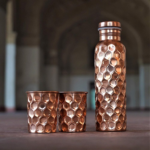 Gift Pack With Copper Water Bottle