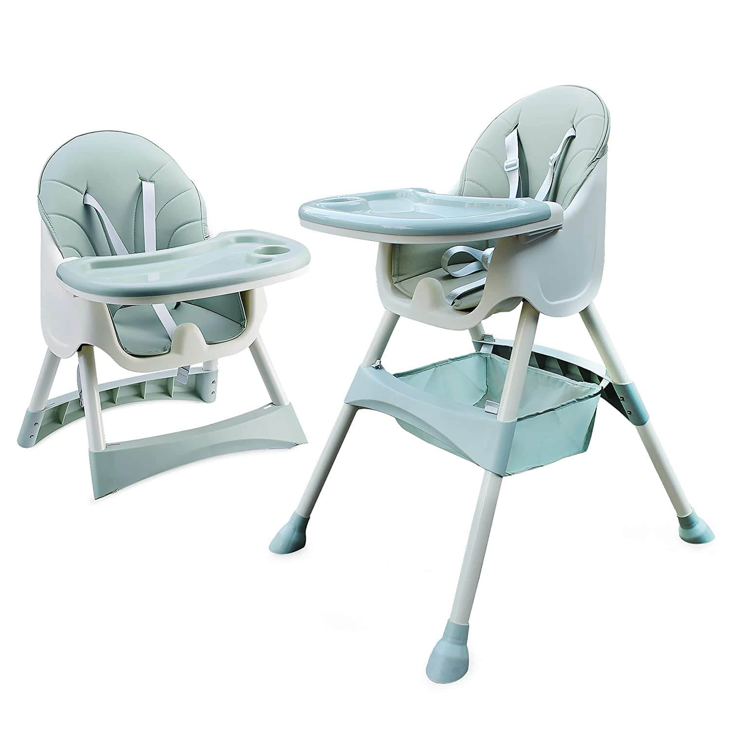 MonBebe Baby High Chair for Feeding 2-in-1 Baby Feeding Chair