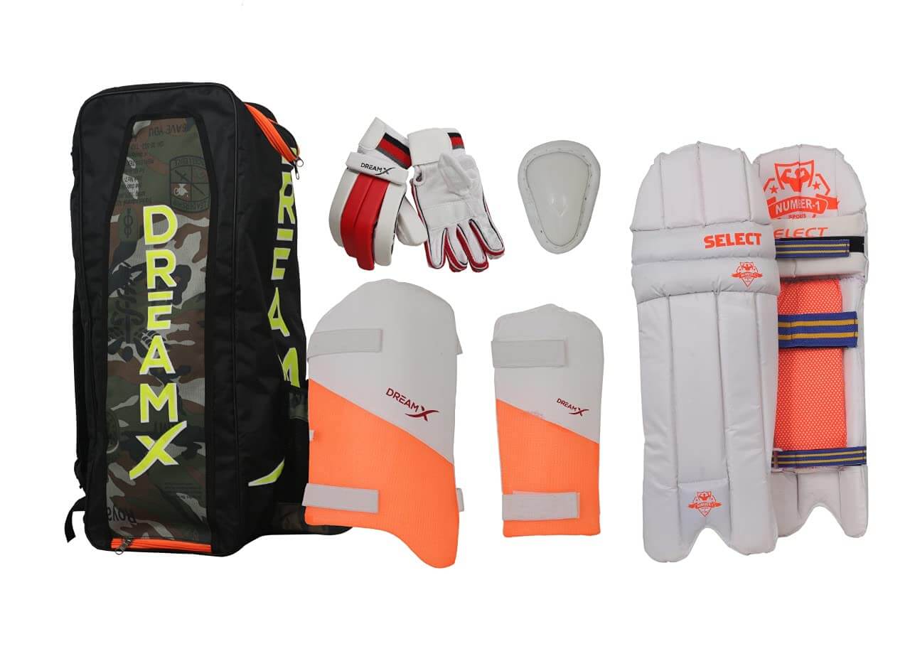 DREAMX Cricket Set, Plastic Cricket Kit with Carry Bag
