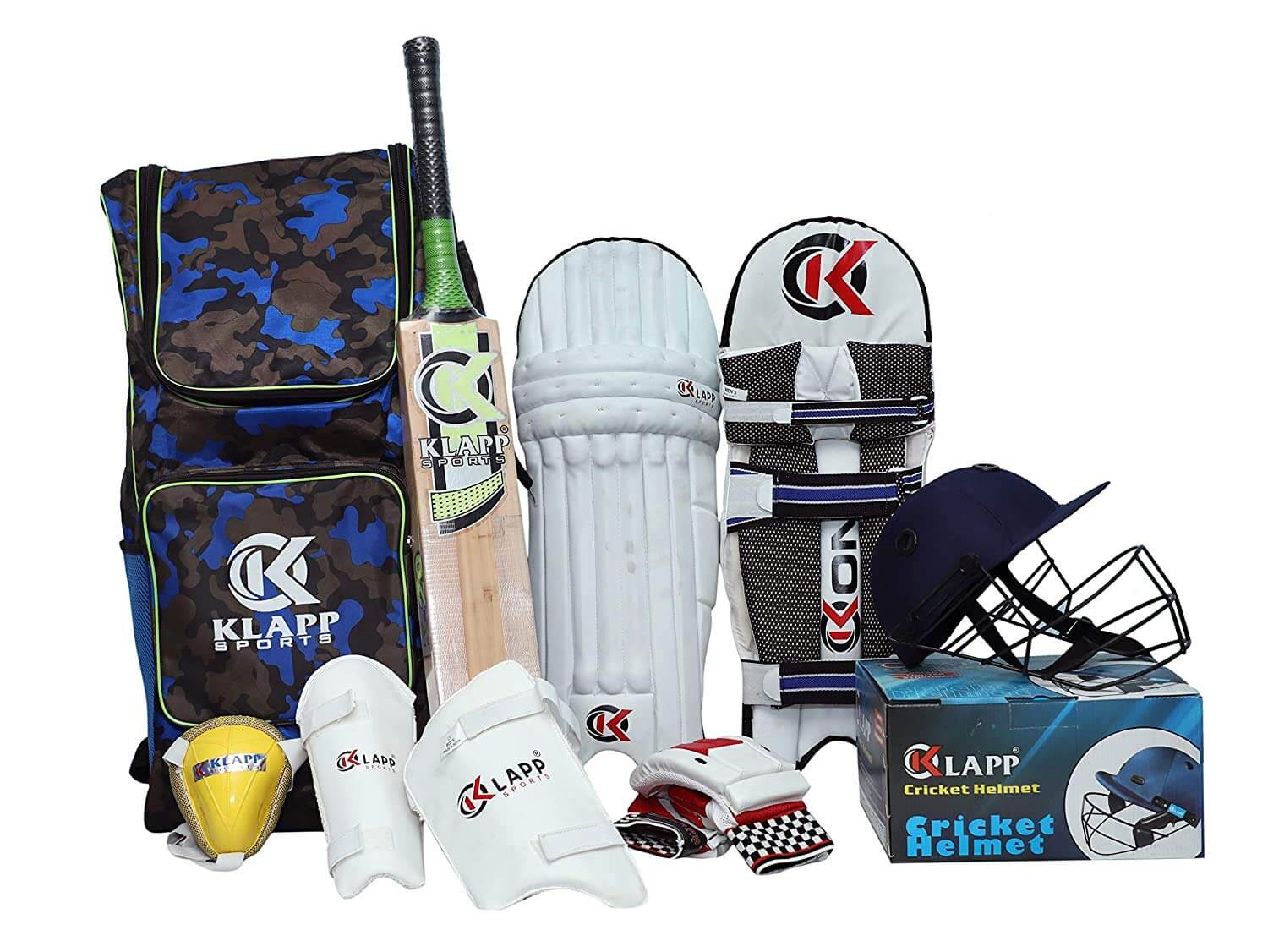 Klapp Champion Pro Cricket Kit for Left Hand Player, Cricket Set 