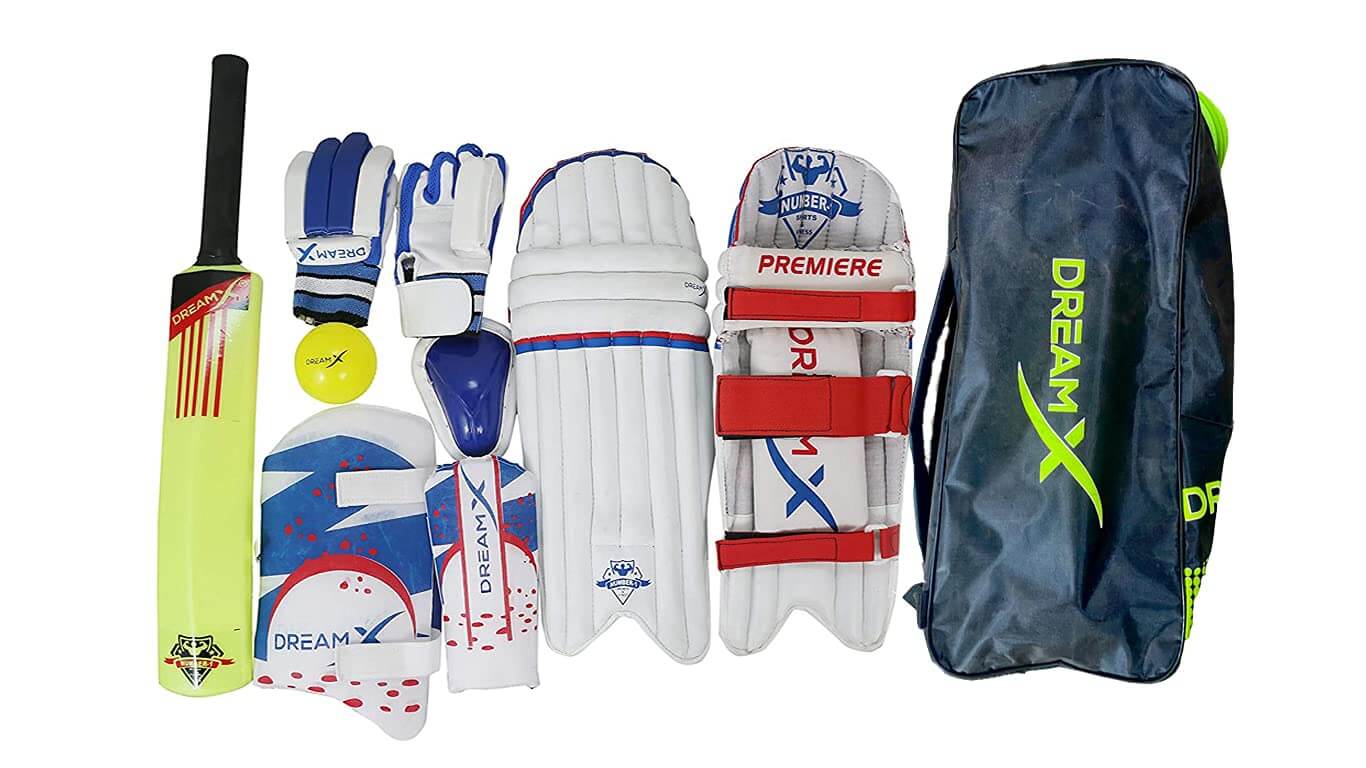 DREAMX Plastic Cricket Kit Full Set with Carry Bag