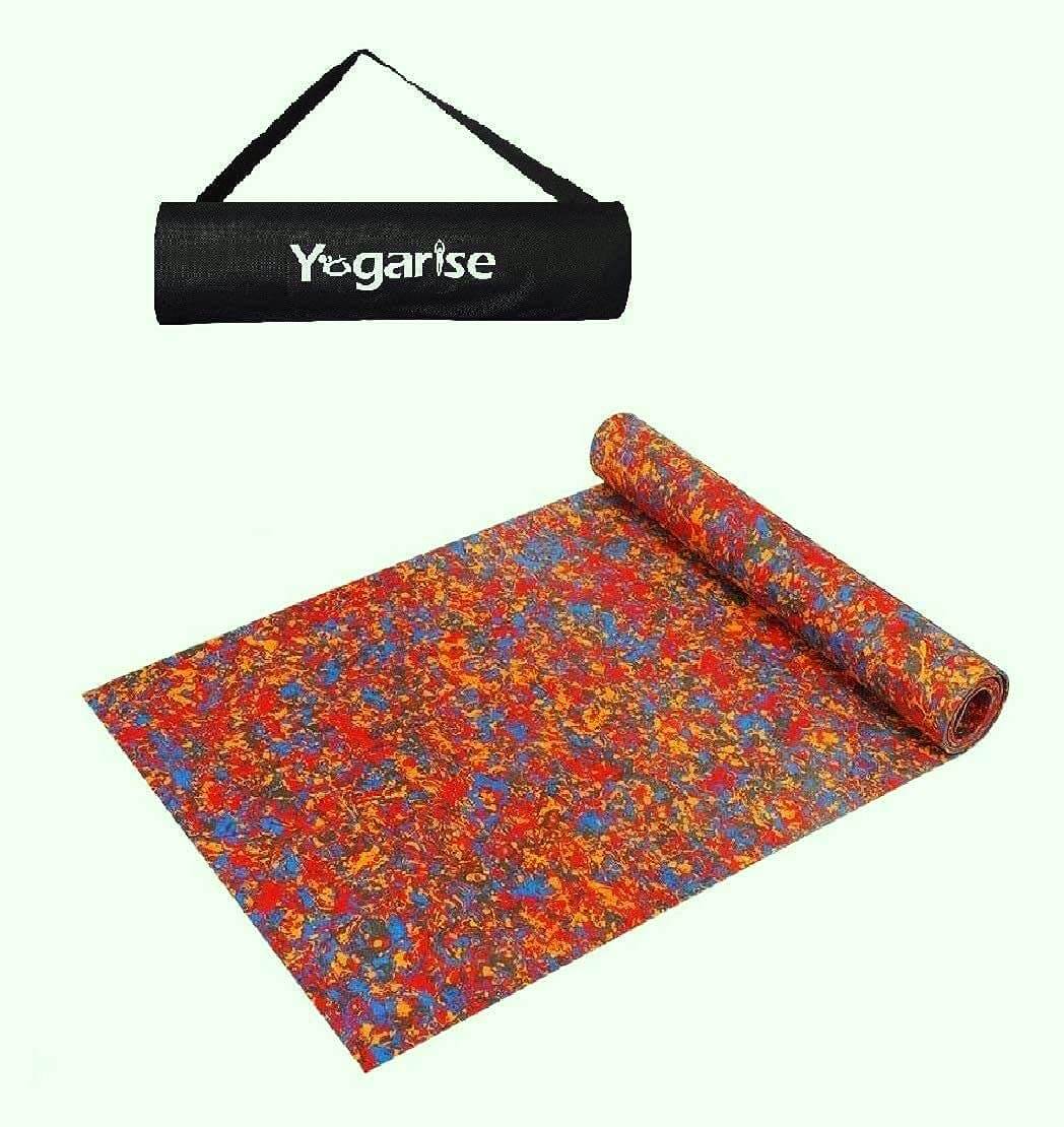 Yogarise Anti Skid and Durable Multicolour Mat