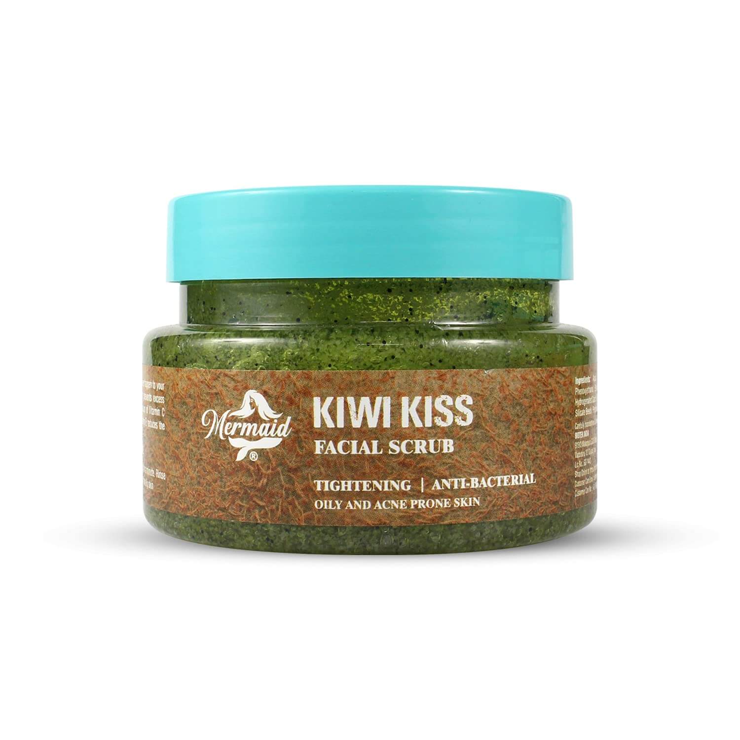 Mermaid Face Scrub With Kiwi Kiss For Face Firming 