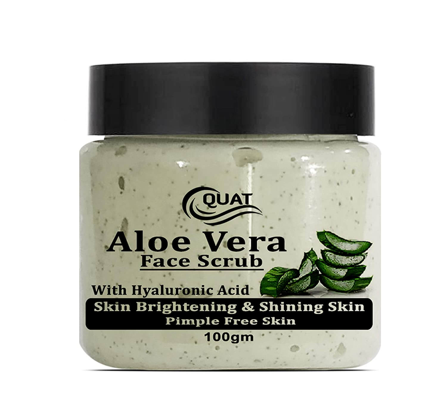 Quat Aloe Vera Pimple Free Skin Face Scrub 