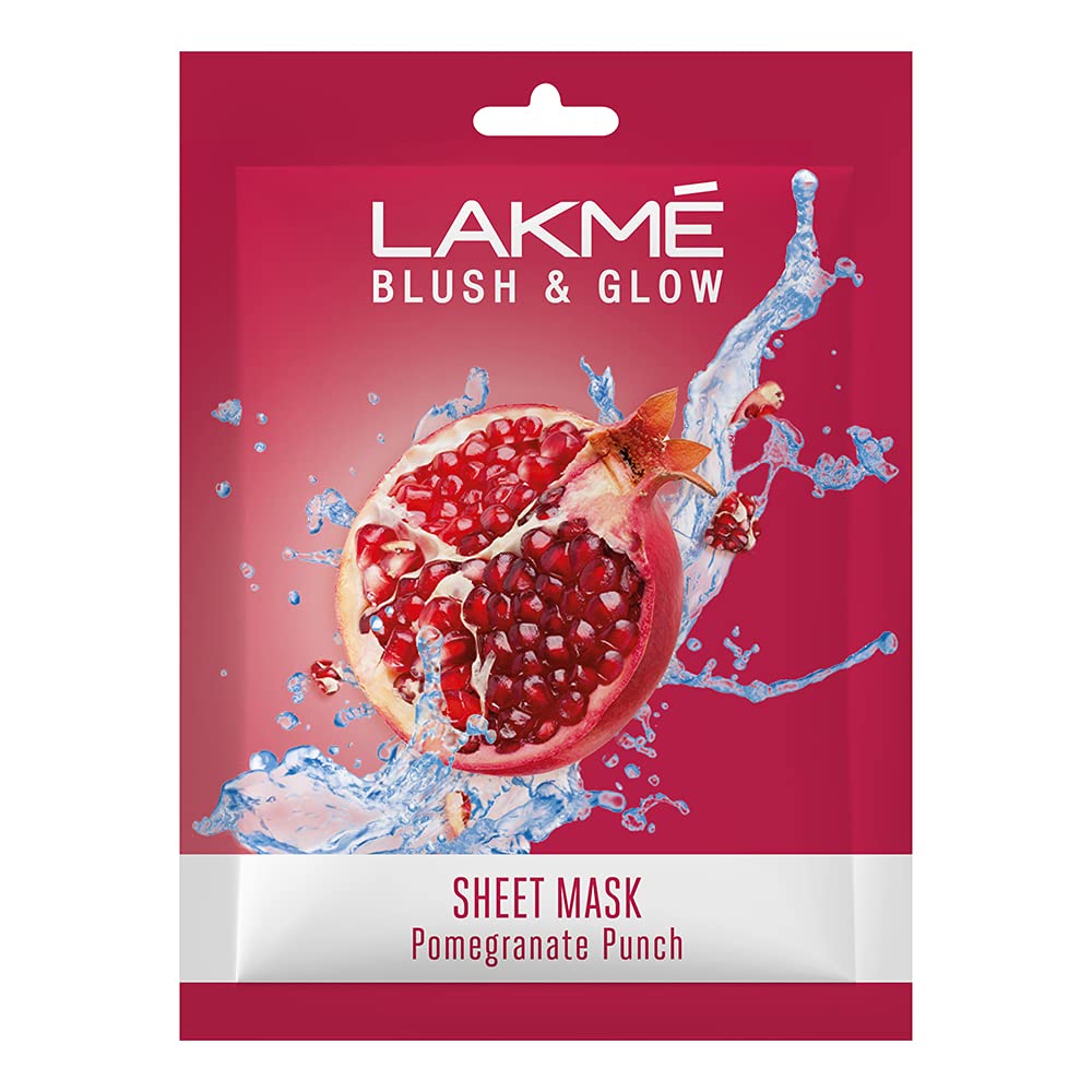 Lakmé Blush & Glow Pomegranate Sheet Mask