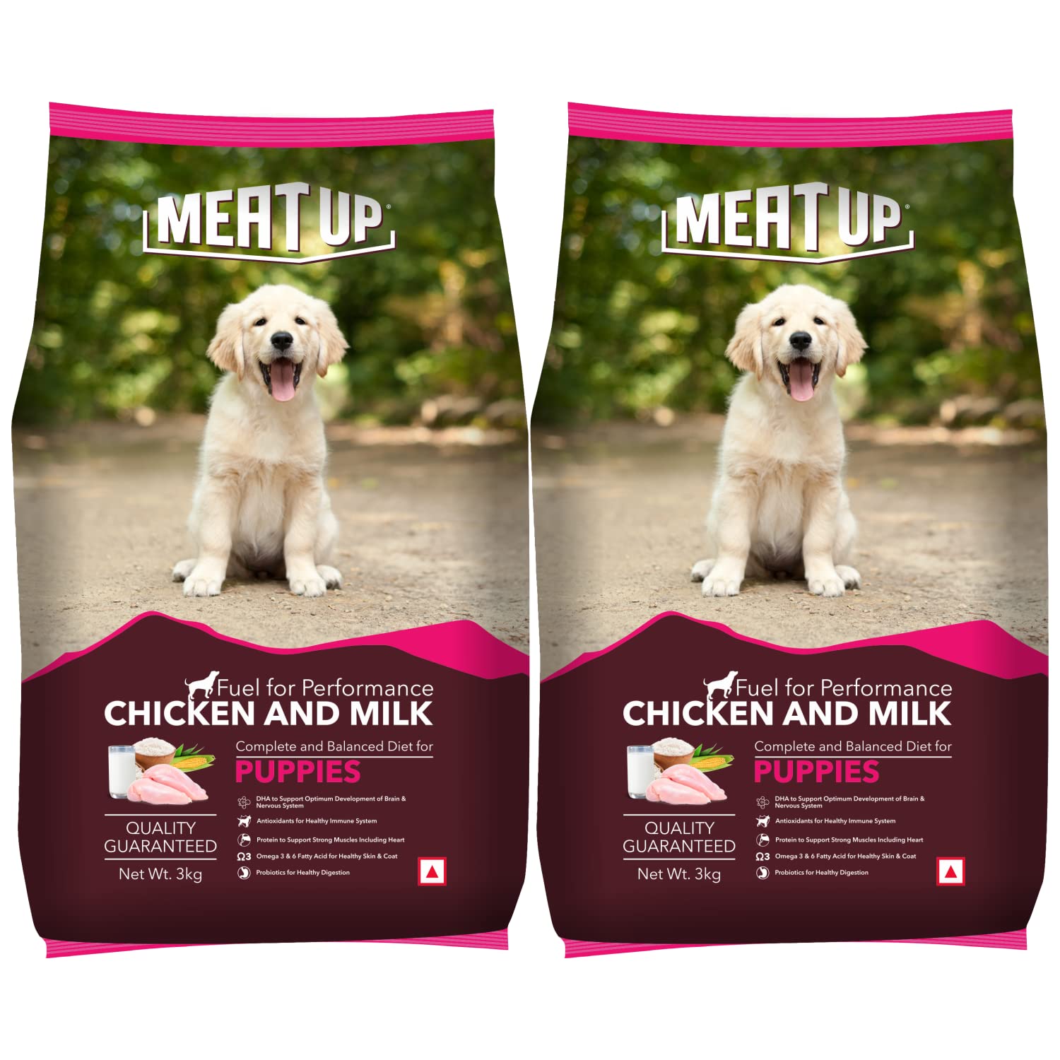 Meat Up Chicken and Milk Puppy Dry Dog Food