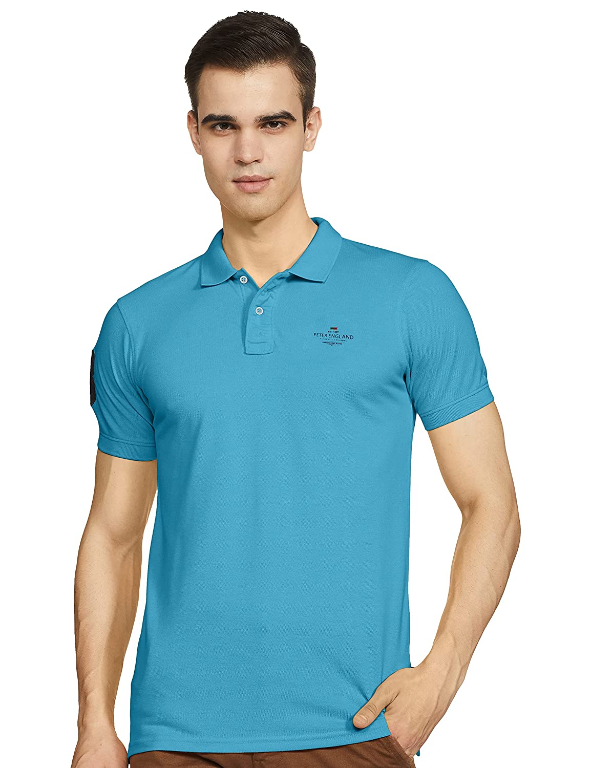 Peter England Men Polo T-shirt
