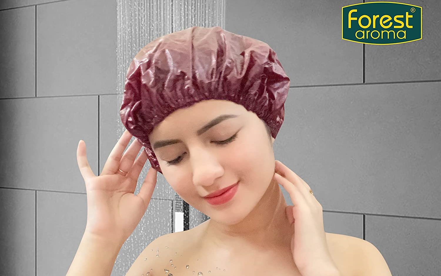 forest-aroma-shower-cap