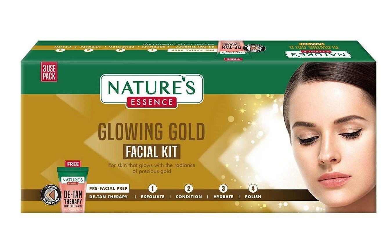 nature's-glowing-gold-facial-kit