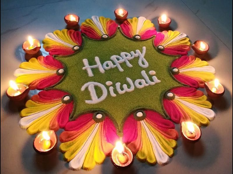 happy-diwali-green-background
