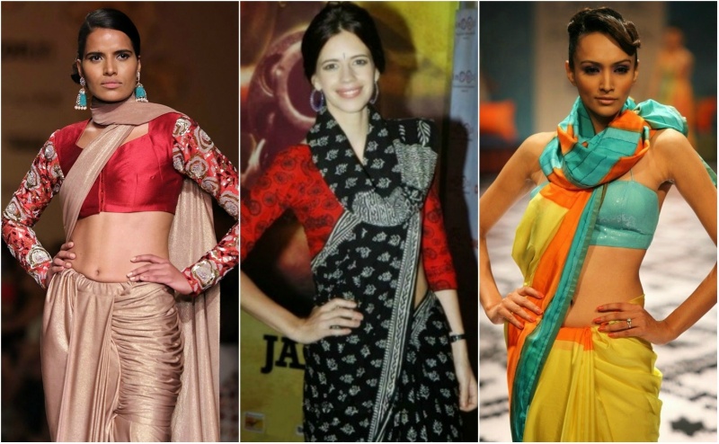 neck-scarf-style-different-saree-draping-styles