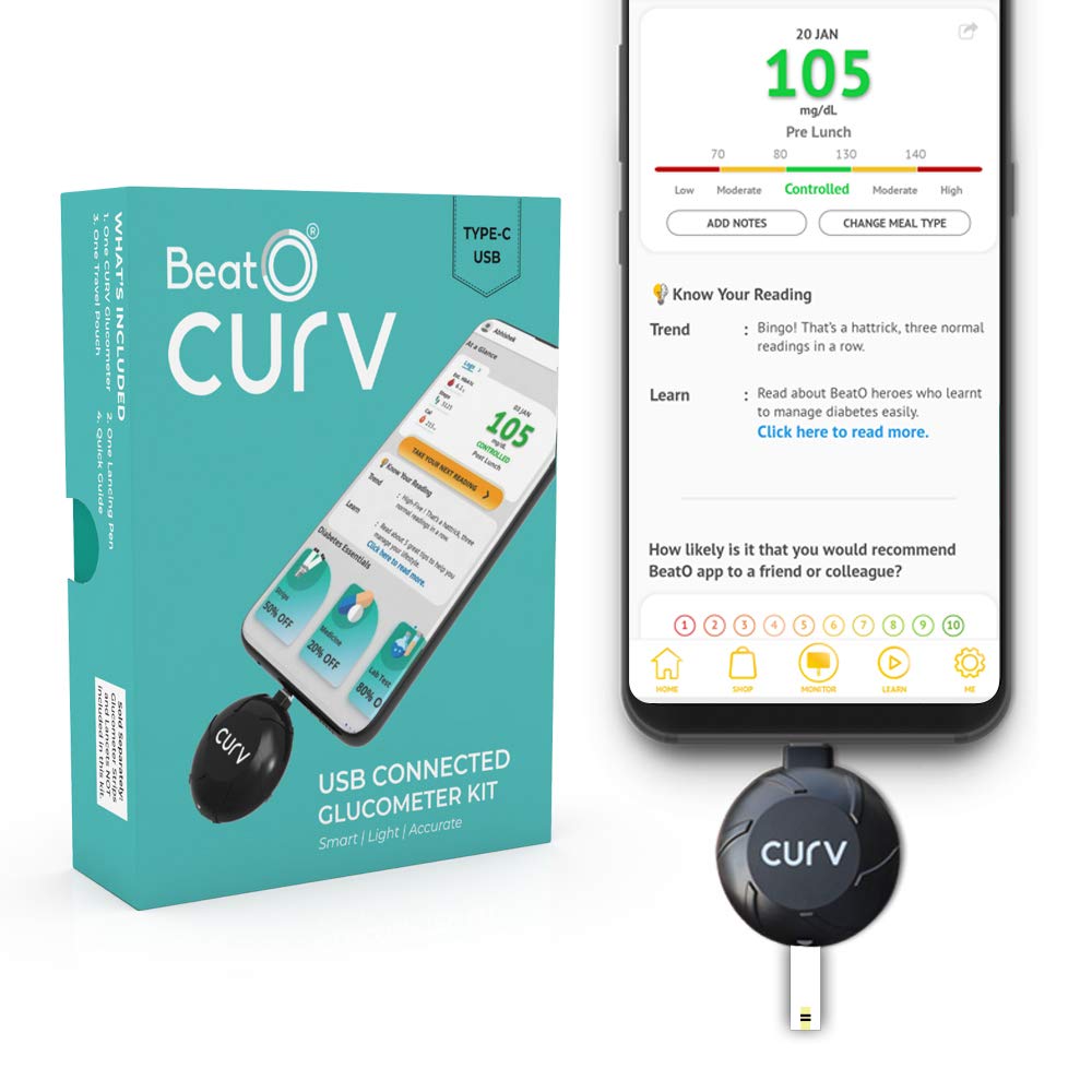 beato-curv-smartphone-connected-best-glucometers-in-india