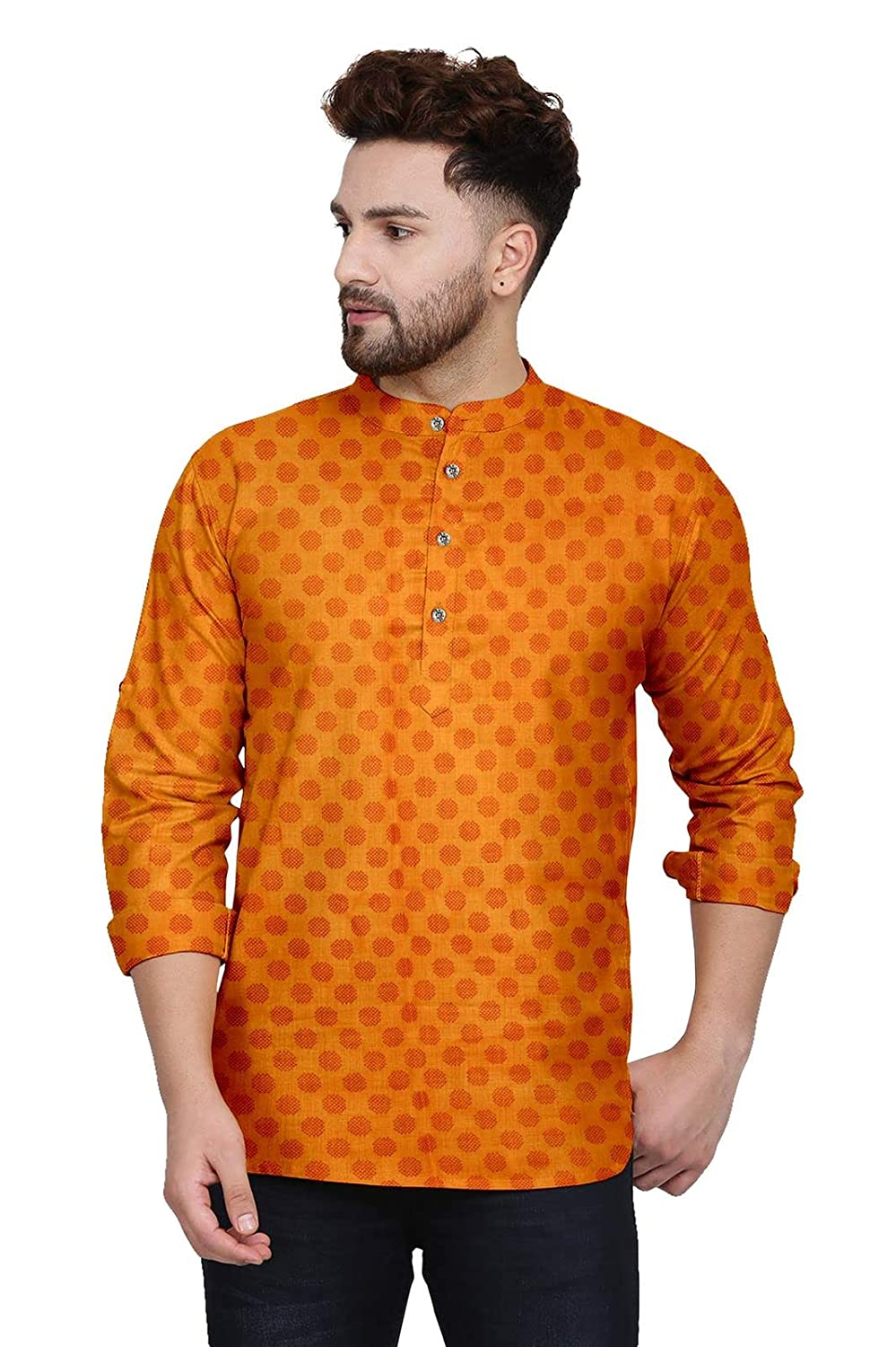 printed-short-kurta-diwali-outfit-ideas-for-men