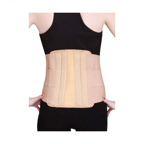 Orthowala-Beige-Contoured-Lumbar-Sacral-back support belts