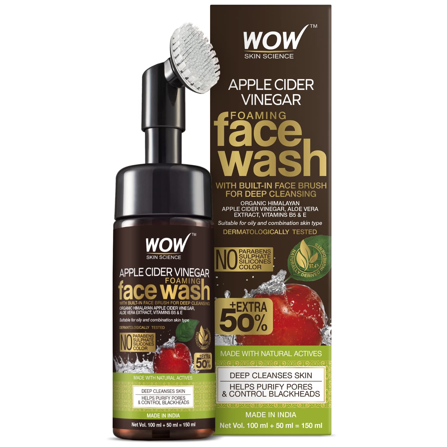 WOW Skin Science Foaming Face Wash