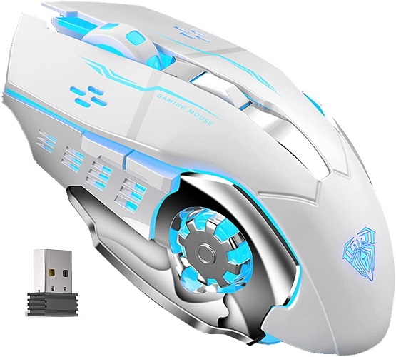 COOLCOLD Wireless Rechargeable Gaming Mouse